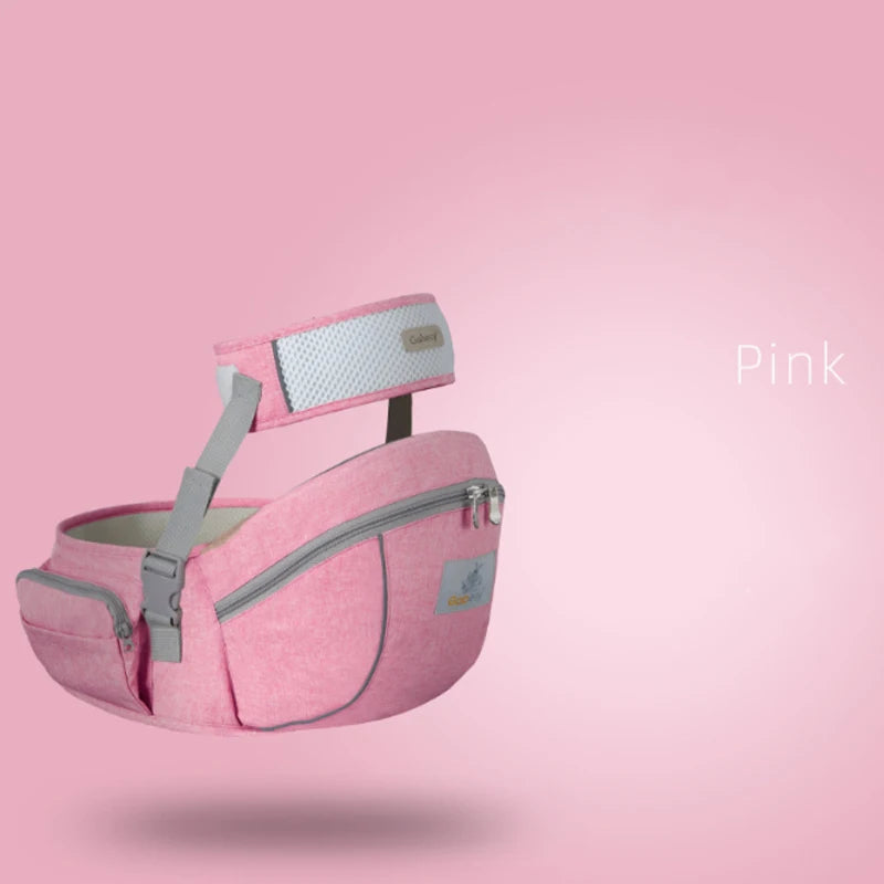 Ergonomic Baby Carrier Hip Carrier Finer Living Life Pink 2  