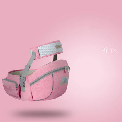 Ergonomic Baby Carrier Hip Carrier Finer Living Life Pink 2  