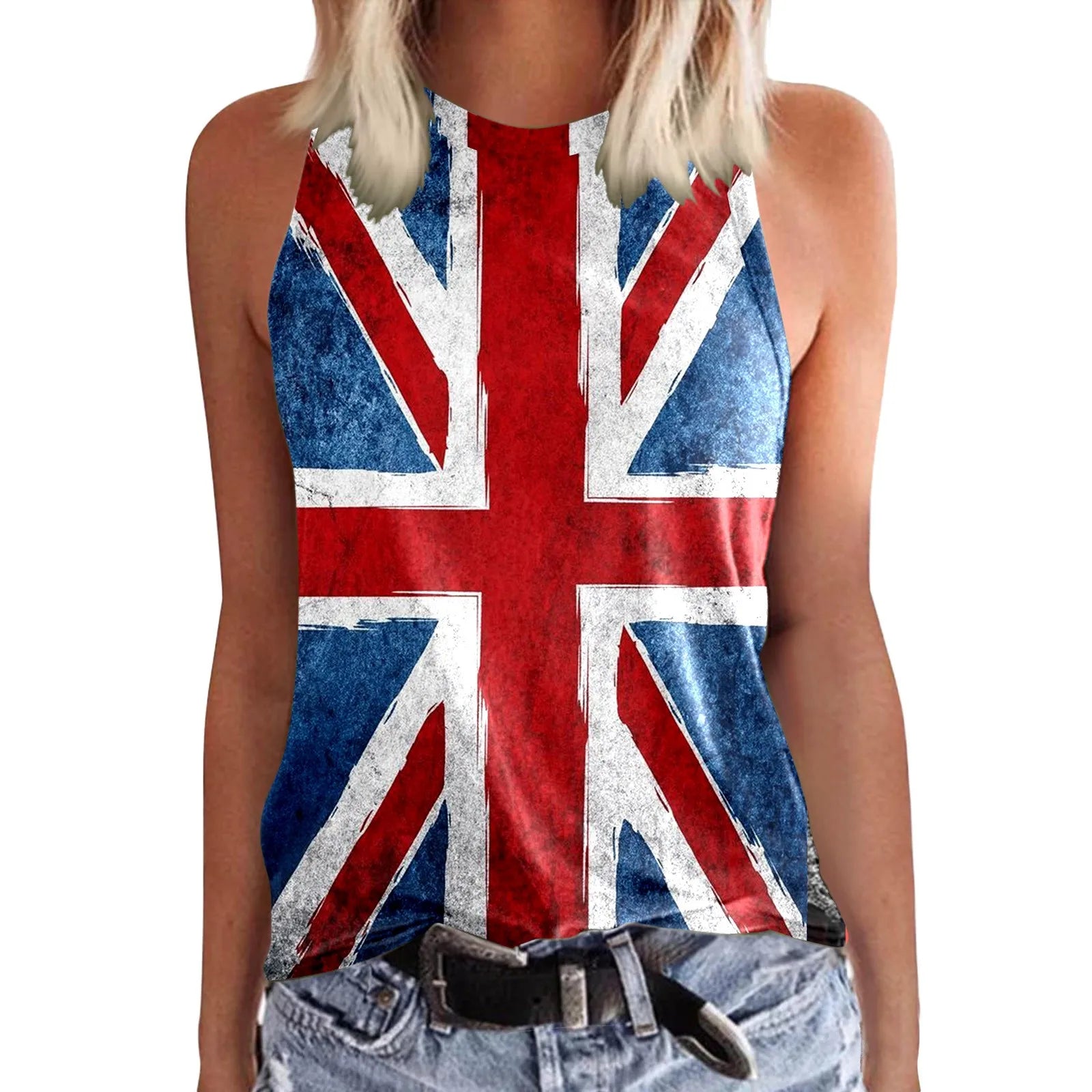 British Flag Vintage Tank Top Tops Finer Living Life   