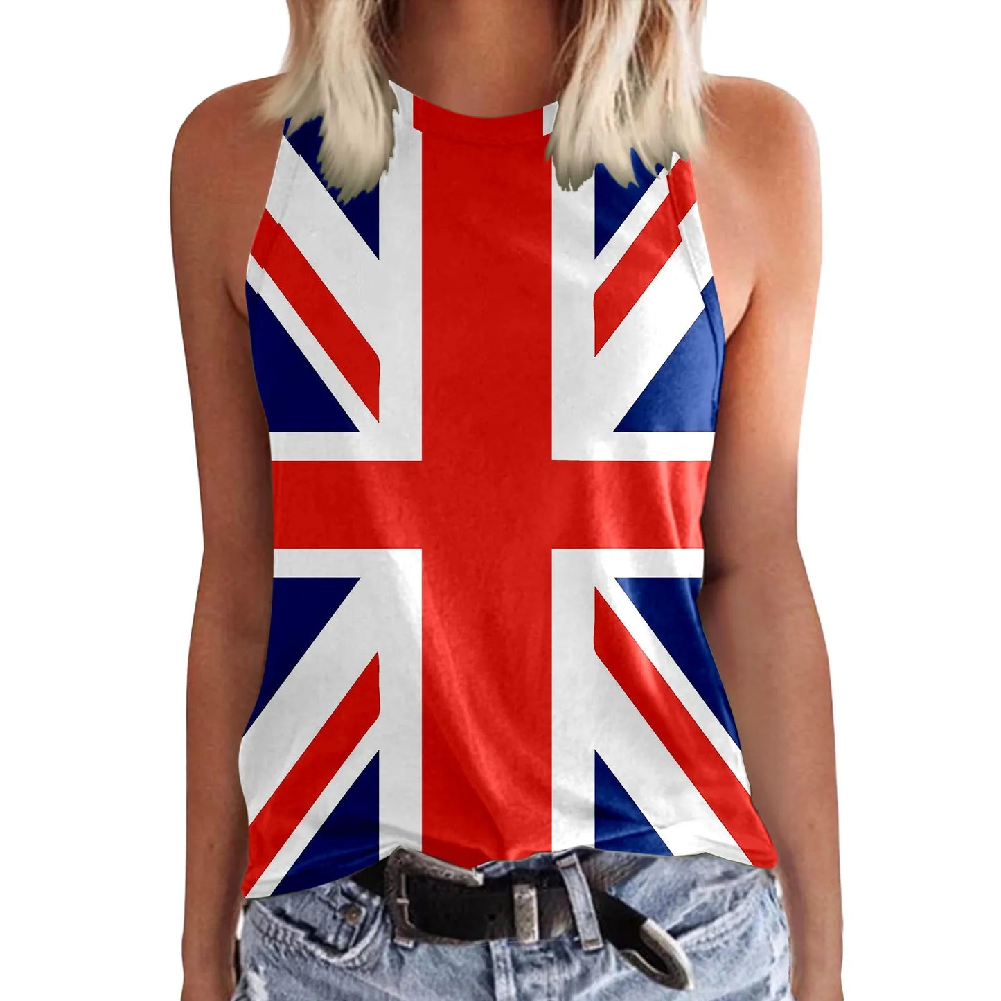 British Flag Vintage Tank Top Tops Finer Living Life   