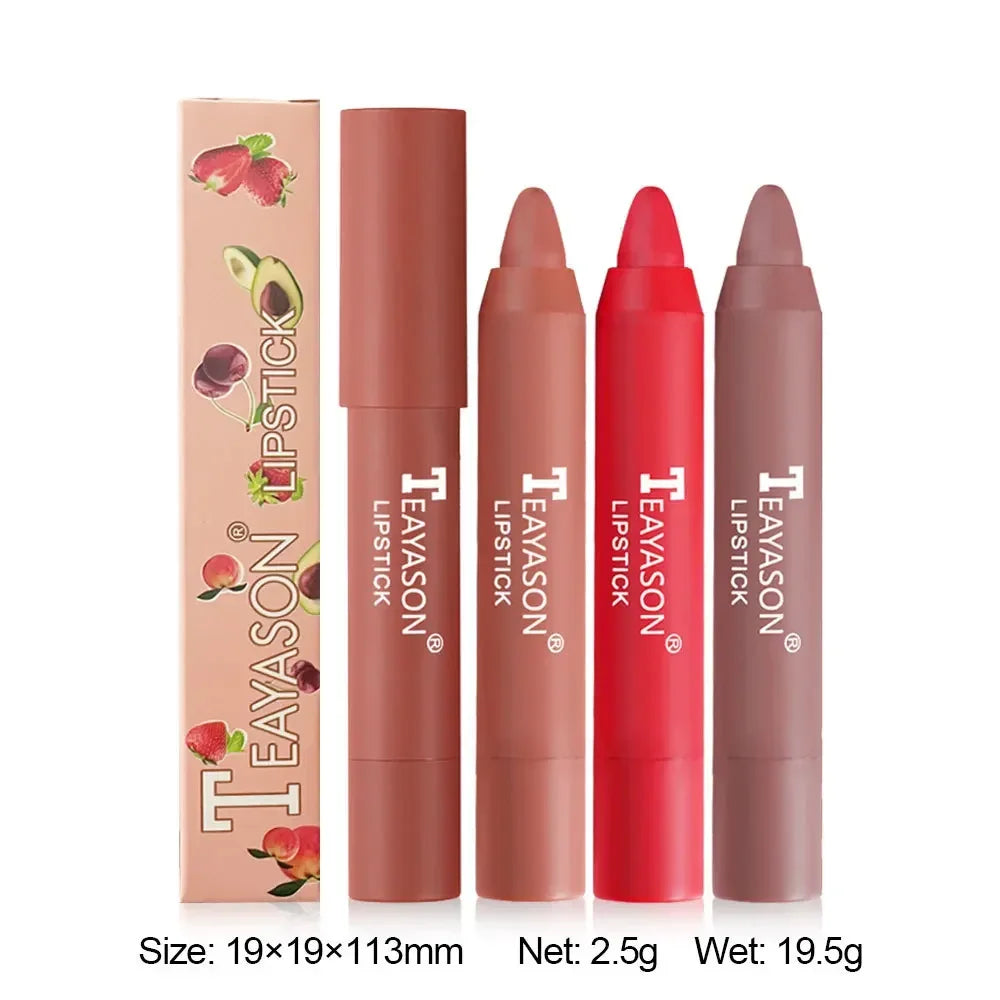 QIBEST Velvet Trio: Matte Lipstick Pen Set Lipstick Finer Living Life   