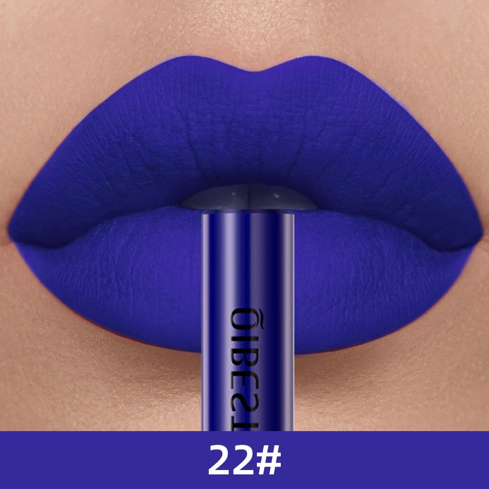 QIBEST Everlasting Velvet Matte Lipstick Lipstick Finer Living Life 22  