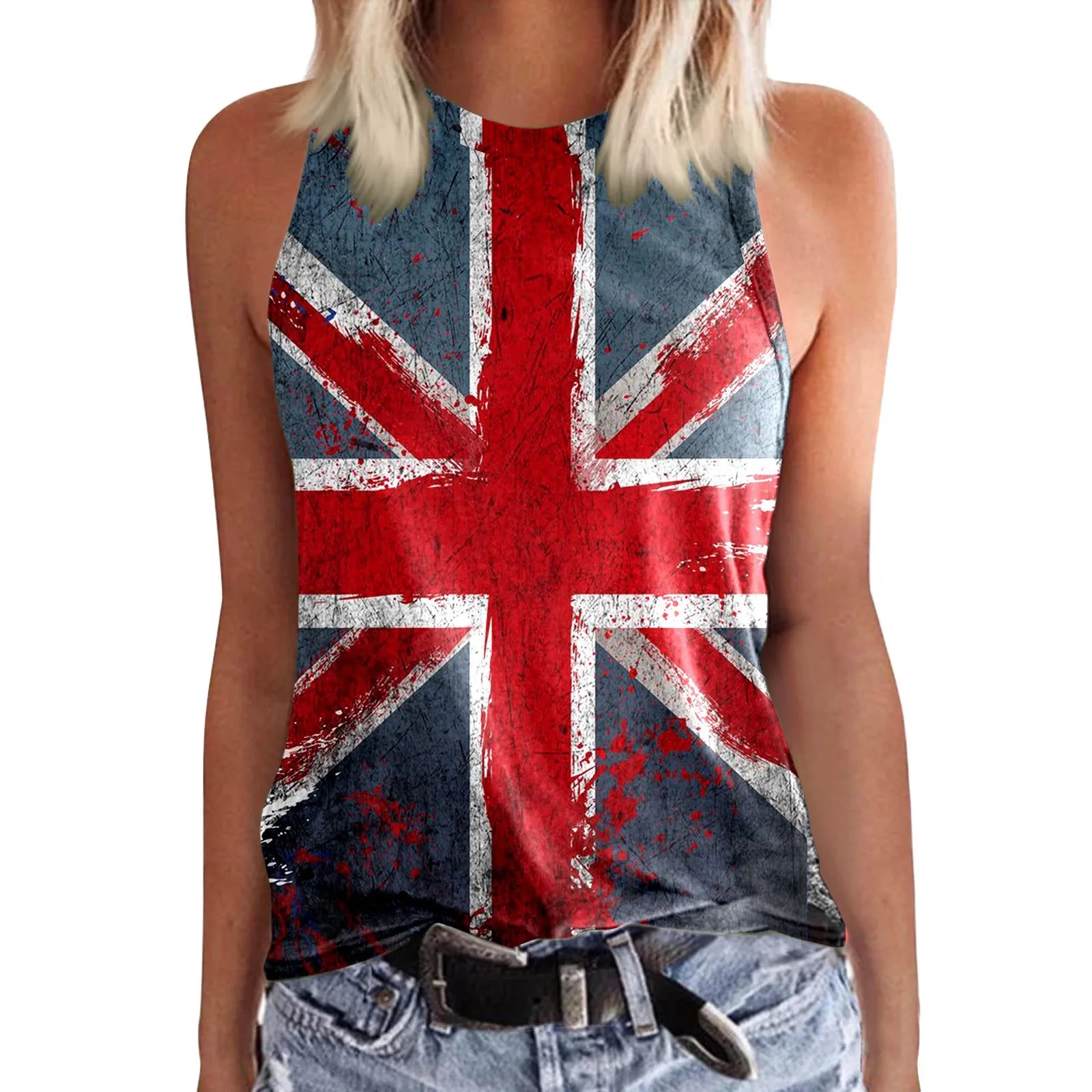 British Flag Vintage Tank Top Tops Finer Living Life   