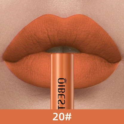 QIBEST Everlasting Velvet Matte Lipstick Lipstick Finer Living Life 20  