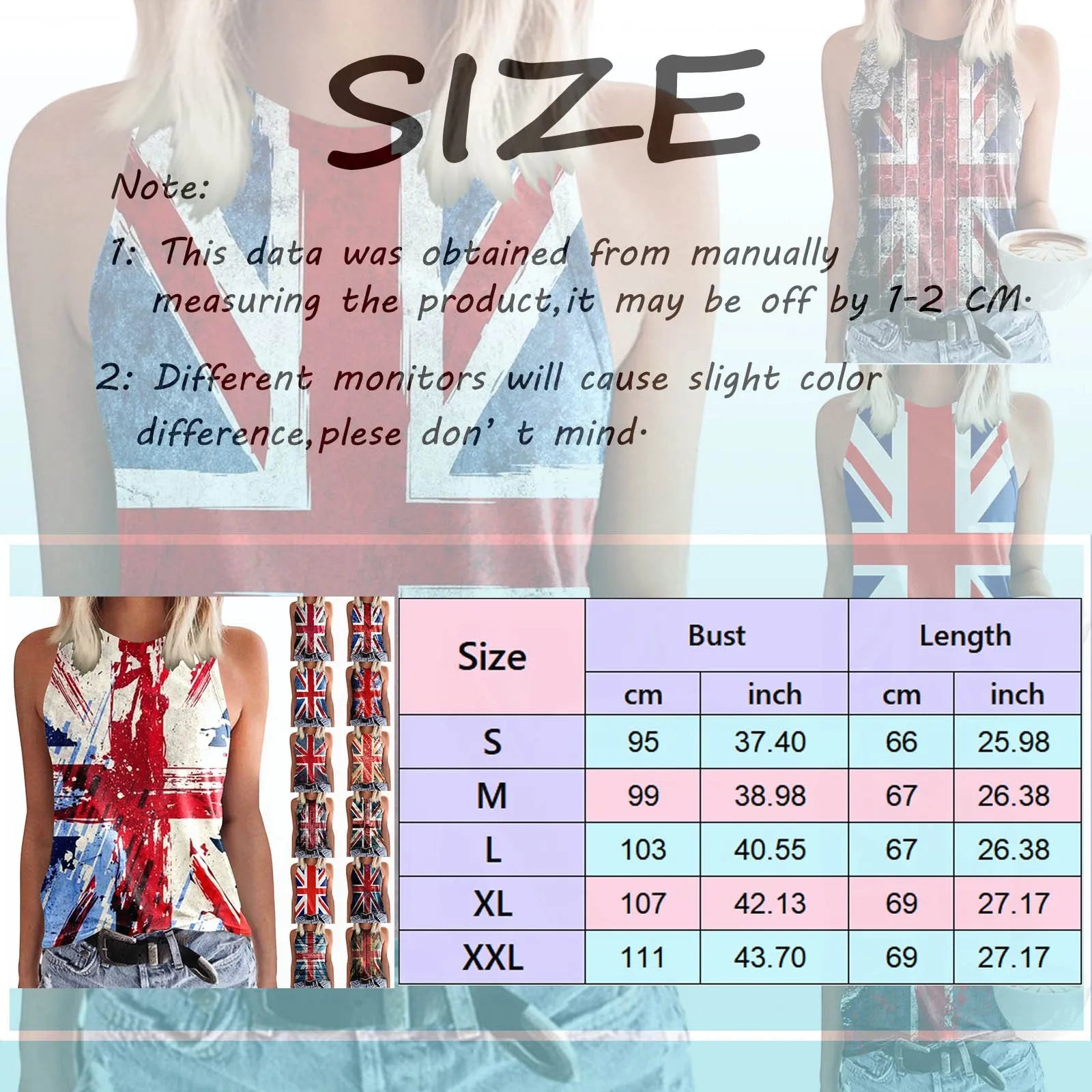 British Flag Vintage Tank Top Tops Finer Living Life   